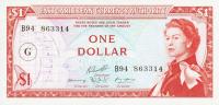 p13j from East Caribbean States: 1 Dollar from 1965